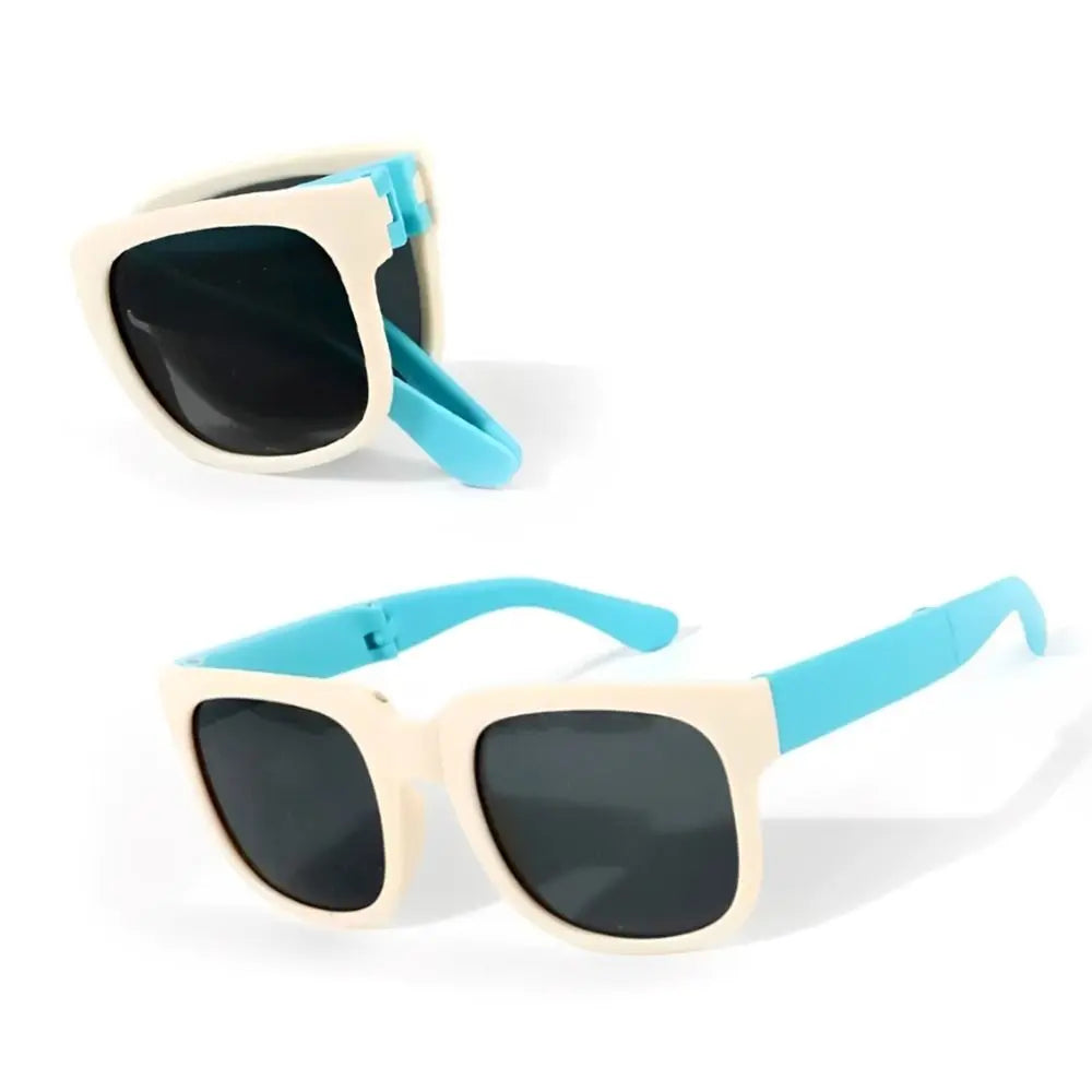 Square Frame Kids Sunglasses Fashion UV 400 Outdoor Foldable Sunglasses Children Eyewear for Toddler Boys and Girls