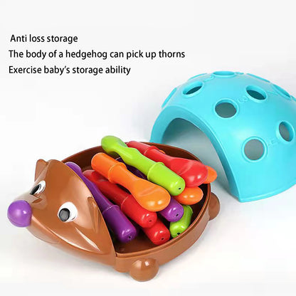 Baby Early Education Cognitive Color Children's Focus Montessori Puzzle Puzzle Hedgehog Toy