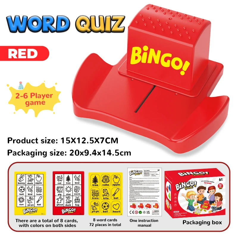 Children's educational game machine, English word learning tool, intelligence development, fun interactive table game
