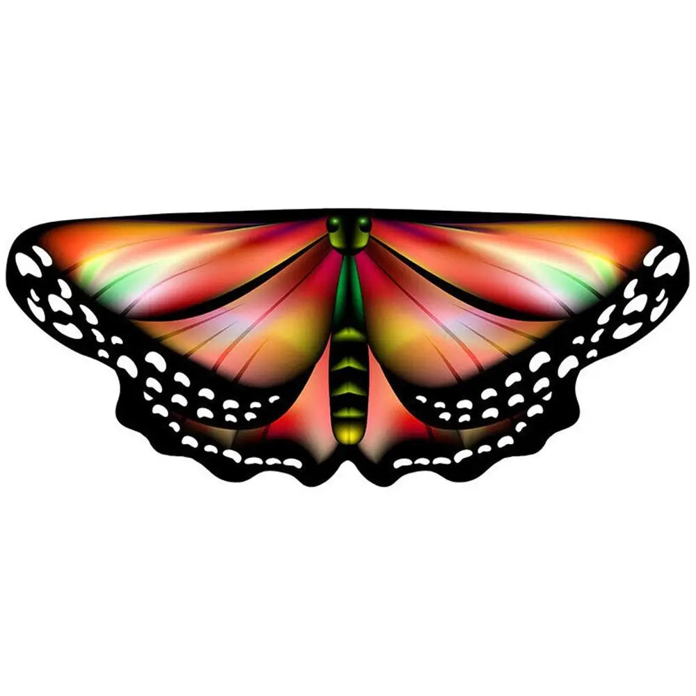 Kids Butterfly Wings Shawl Costume Cape