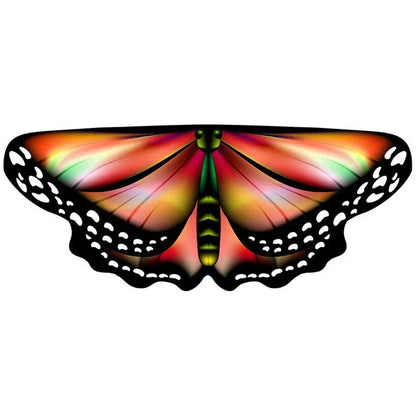 Kids Butterfly Wings Shawl Costume Cape