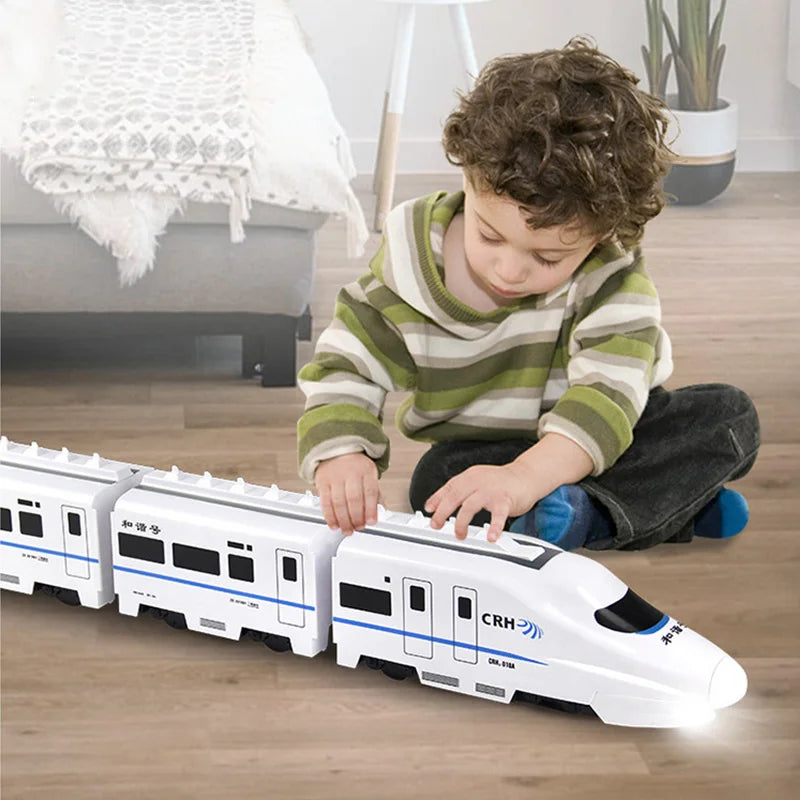 3D Electric Bullet Train Toy with Lights