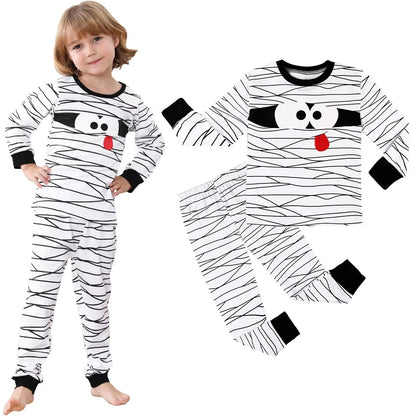 Skeleton Pajama Costume for Kids