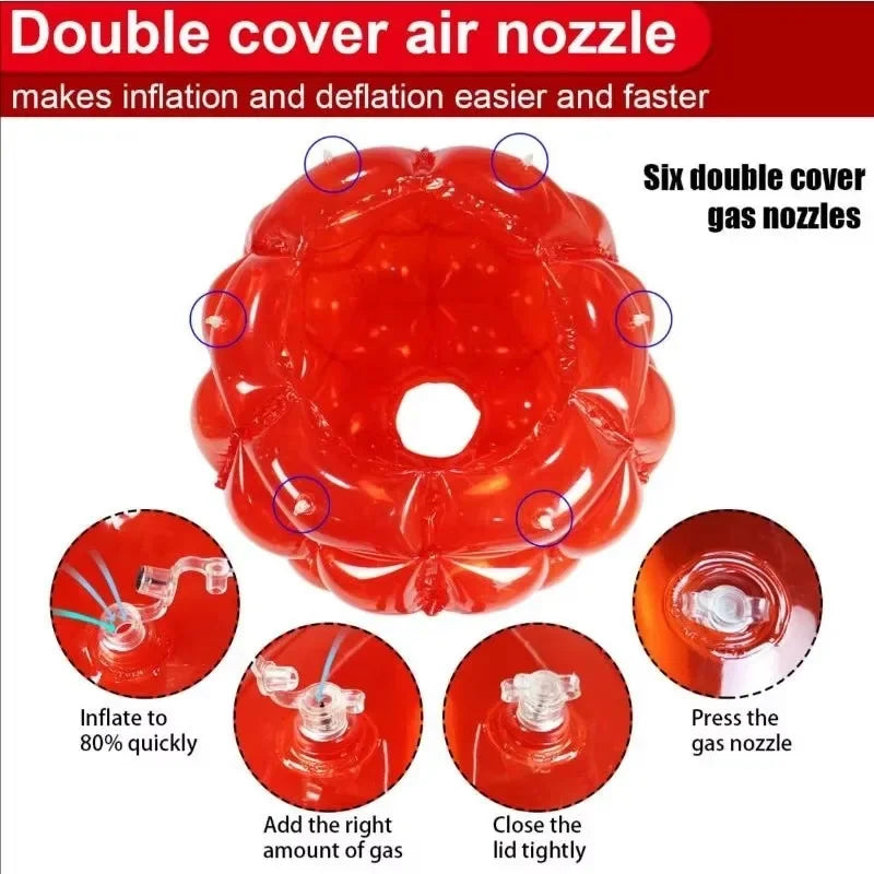 60cm Bubble Ball Human Inflatable Collision Game PVC Durable Buffer Ball Outdoor Activity Toy for Family Party Kids Game Toys