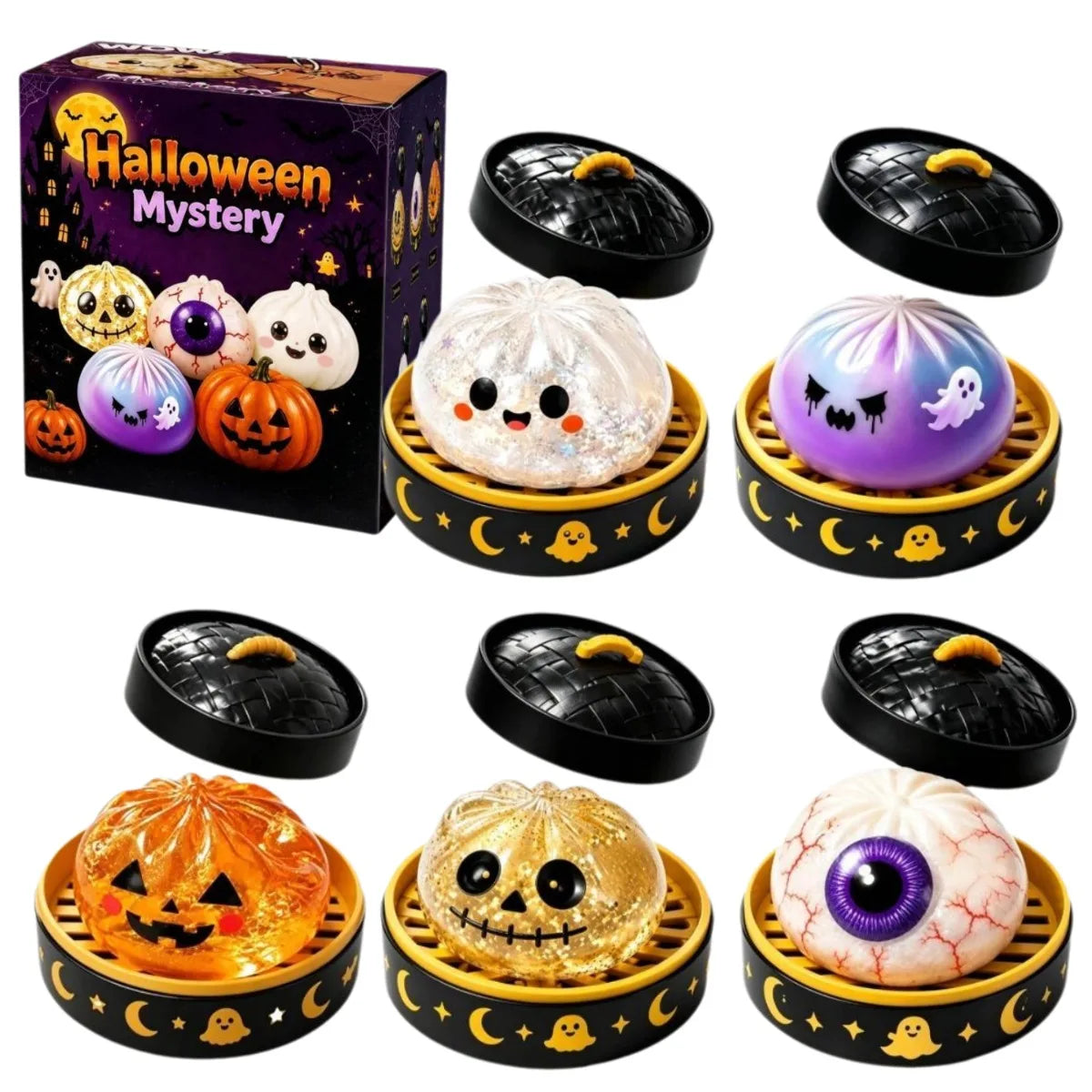 Soft Squishy Halloween Dumpling Sensory Toy
