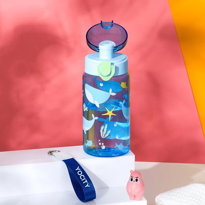 550ml Dinosaur Water Cup Bottle For Kids Children Girls Portable Travel Bottles Gym Sports Fitness Cup Cold Water Juice Drinking