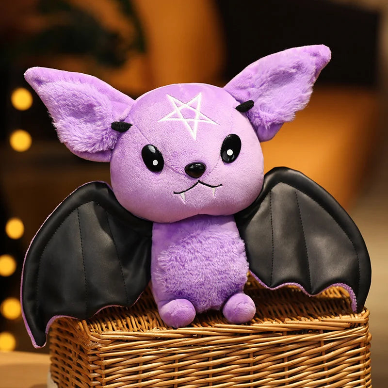 Dark Series Bat Doll Halloween Plush Toy
