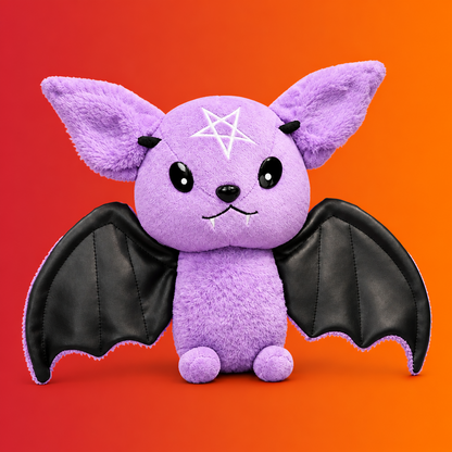 Dark Series Bat Doll Halloween Plush Toy