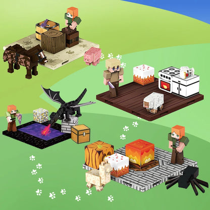 3D My Magnetic Building Blocks, DIY Learning Building Space Reasoning Toys, Birthday Gifts for Children over 6 Years Old