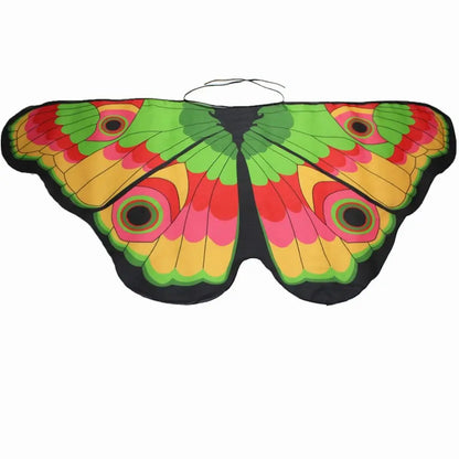 Kids Butterfly Wings Shawl Costume Cape