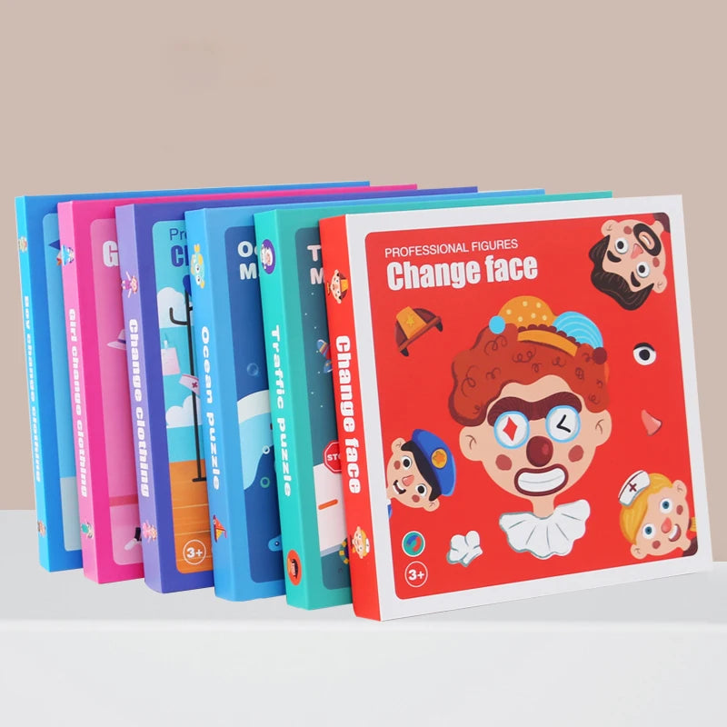 Magnetic Travel Puzzle Set for Kids