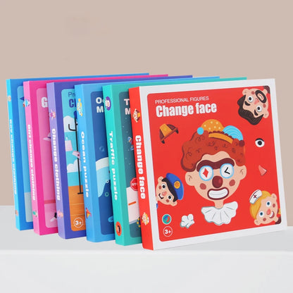 Magnetic Travel Puzzle Set for Kids