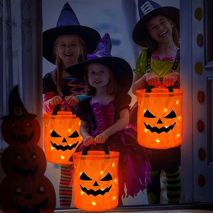 LED Light-Up Halloween Trick or Treat Bucket