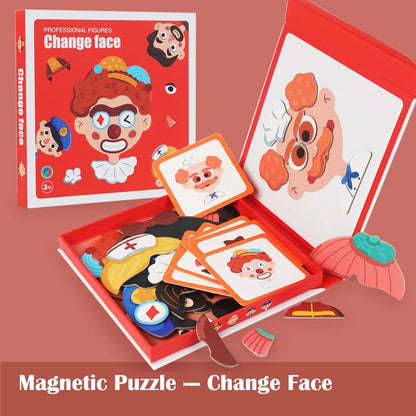 Magnetic Travel Puzzle Set for Kids