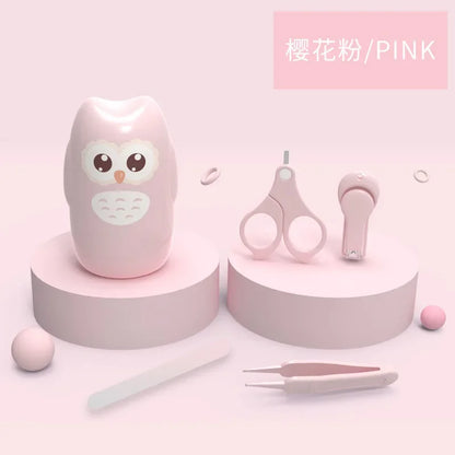 Newborn Baby Nail Scissors Baby Nail Care Tools Kids Safety Portable Nail Scissors Trimmer Tweezers with Box Kids  Nail Art  Set