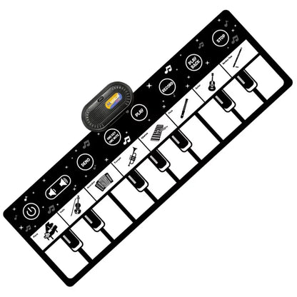 Kids Musical Piano Mat Toddlers Floor Keyboard Dance Mat with 8 Animal Sounds Baby Mat Musical Carpet Educational Toy Kids Gifts