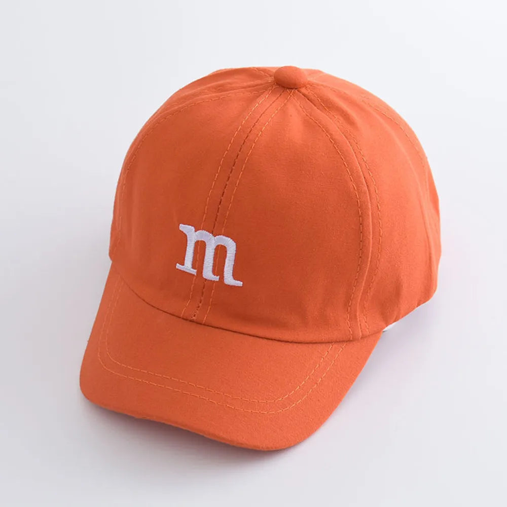 Children's Thin Visor Cap Handsome Letter Baseball Cap Outdoor Sun Hat