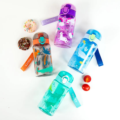 550ml Dinosaur Water Cup Bottle For Kids Children Girls Portable Travel Bottles Gym Sports Fitness Cup Cold Water Juice Drinking