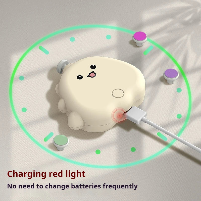 JUSTLANG Rechargeable Newborn Electric Nail Clipper Baby Anti-clamping Scissors Baby Nail Scissors Set Baby Nail Grinder