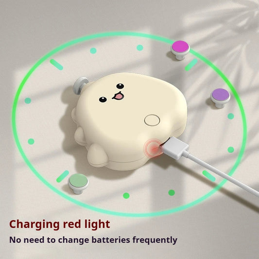 JUSTLANG Rechargeable Newborn Electric Nail Clipper Baby Anti-clamping Scissors Baby Nail Scissors Set Baby Nail Grinder