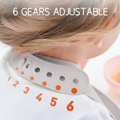 Silicone Baby Bib Waterproof Kids Boy Girl Feeding Stuff Adjustable Feeding Apron Food Grade Cartoon Burp Scarf Toddler Burp Bib