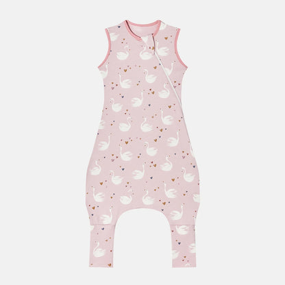 INSULAR Baby Soft Sleep Sack With Feet Infant Sleeveless Sleeping Bags Children's Homewear Premium Cotton 2-Way Zipper4 Seasons