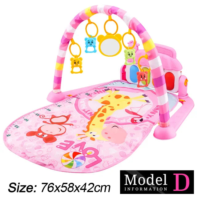 Baby Fitness Activity Gym Play Mat – Musical Piano Toy