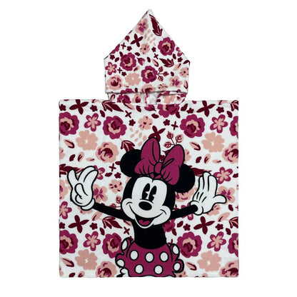 Baby Stitch Bath Towel Children Hooded Cape Cloak Boy Girl Cartoon Swimming Beach Towel Toddler Robes Lilo & Stitch Bathrobes