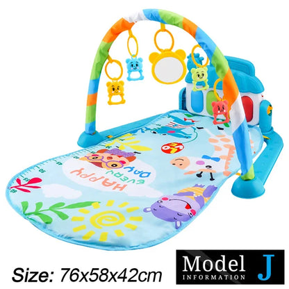 Baby Fitness Activity Gym Play Mat – Musical Piano Toy