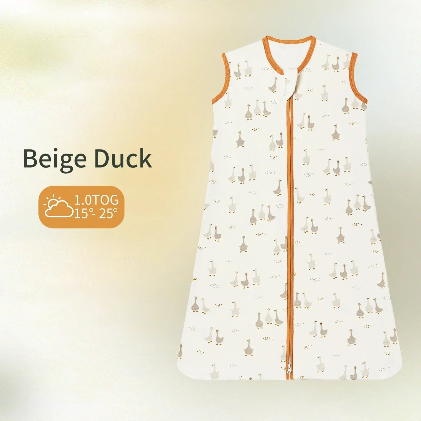 Baby Sleeping Bag Newborn Baby Anti-shock Sleeping Bag Pajamas Baby Pajamas Light Zipper Crawling Suit Anti-kick Cartoon Animal