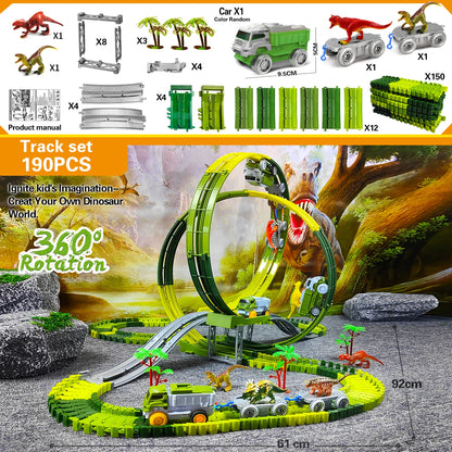 Children Electric Track Car Toy Set