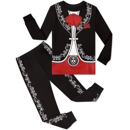 Skeleton Pajama Costume for Kids