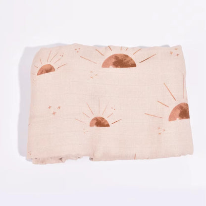 120x120cm Bamboo Cotton Baby Swaddle Bedding Bath Towel Infant Wrap Gauze Muslin Blankets Breathable For Newborn Baby Dropship