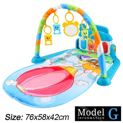 Baby Fitness Activity Gym Play Mat – Musical Piano Toy