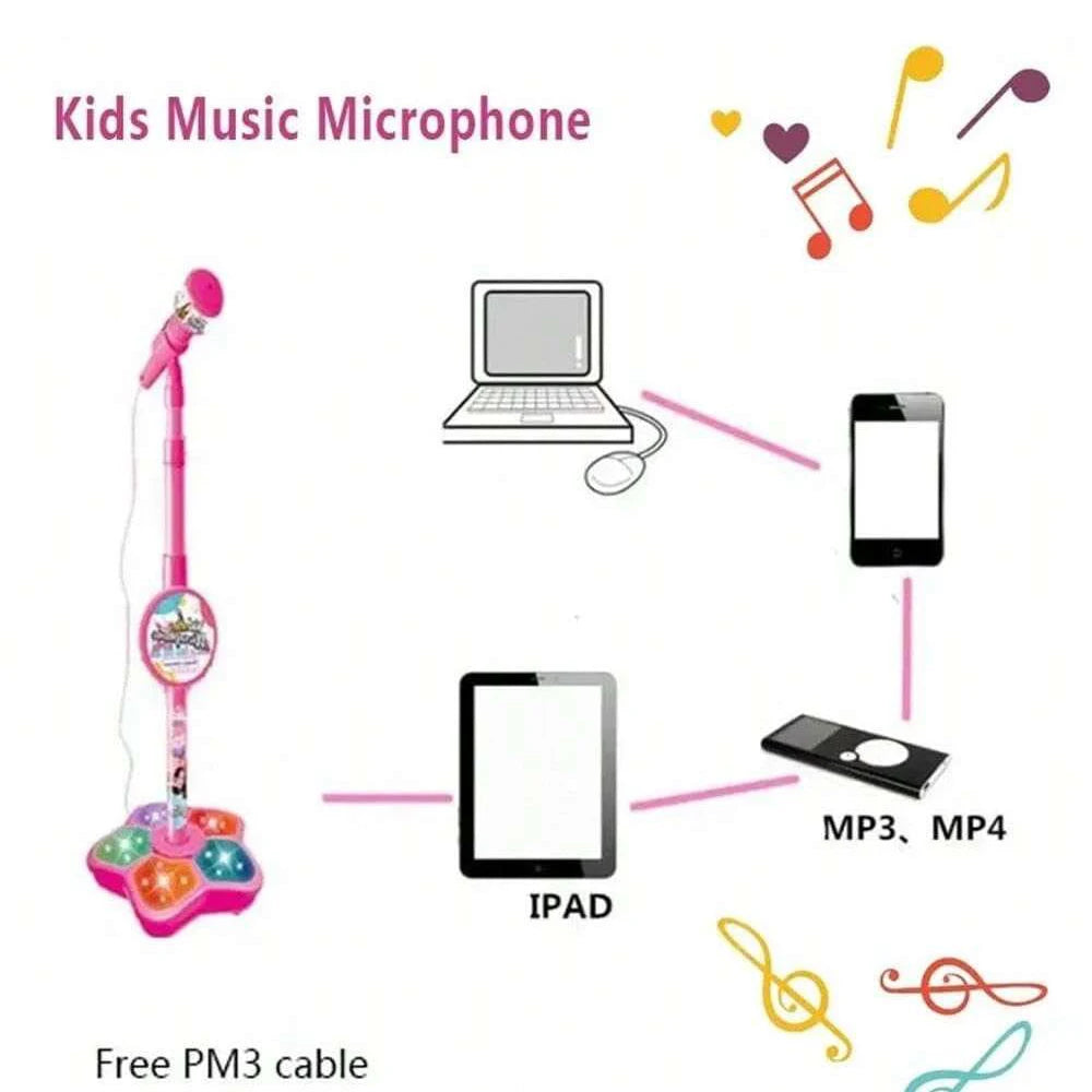 Kids Karaoke Microphone Stand Toy