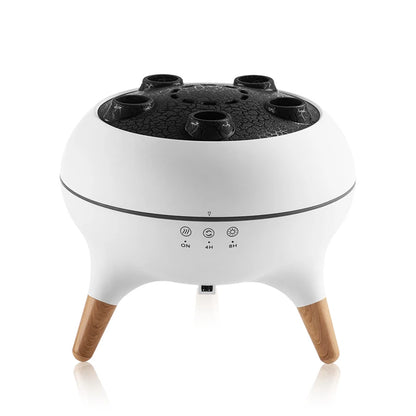 Dynamic Jellyfish Multi Spray Incense Humidifier Desktop Smoke Ring Humidifier Household 5-hole Fog Seven Color Lamp Diffuser.