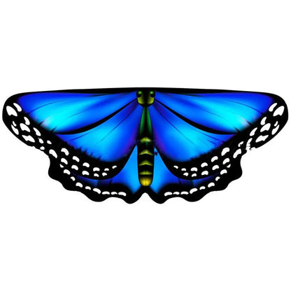 Kids Butterfly Wings Shawl Costume Cape
