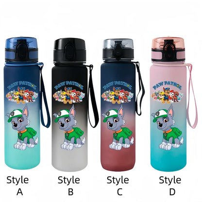 PAW Patrol Chase Marshall Anime Figure Outdoor Portable Children's Plastic Large Drink Bottles Student Sport Water Cup Gifts