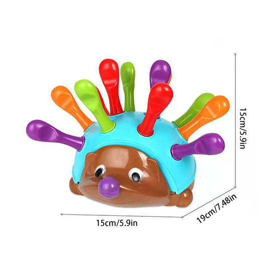 Baby Early Education Cognitive Color Children's Focus Montessori Puzzle Puzzle Hedgehog Toy