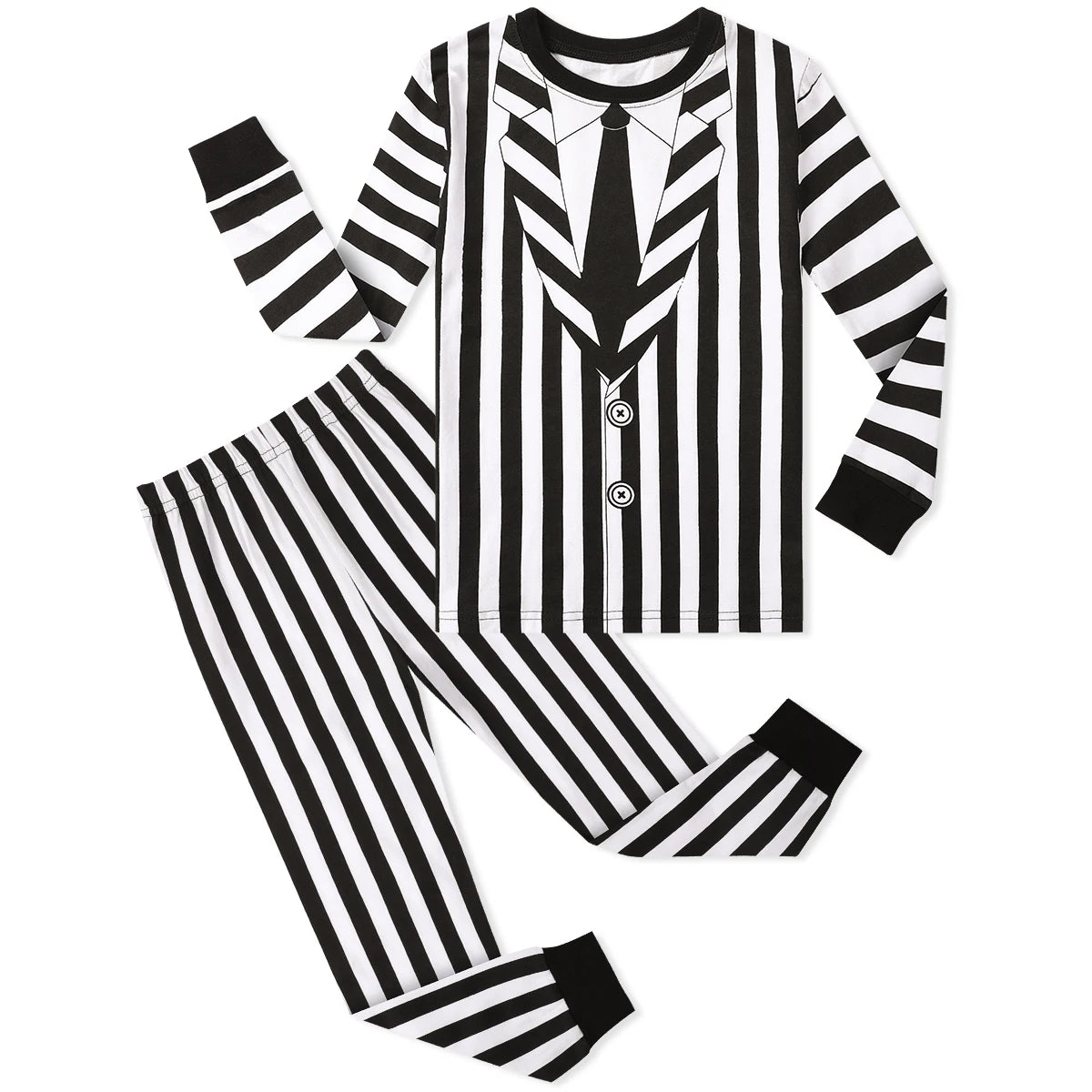 Skeleton Pajama Costume for Kids