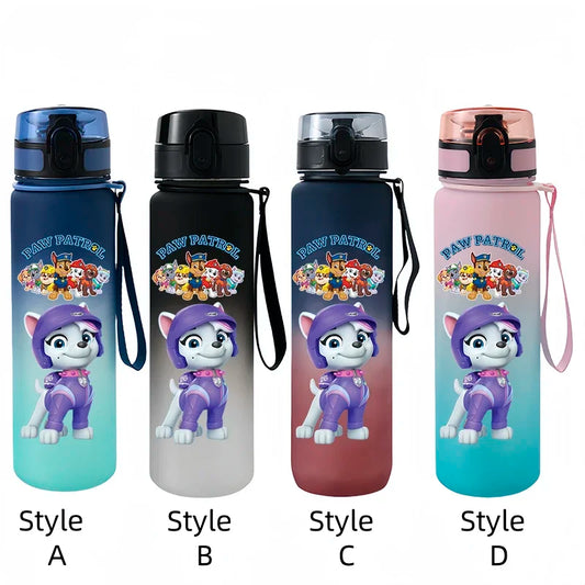 PAW Patrol Chase Marshall Anime Figure Outdoor Portable Children's Plastic Large Drink Bottles Student Sport Water Cup Gifts