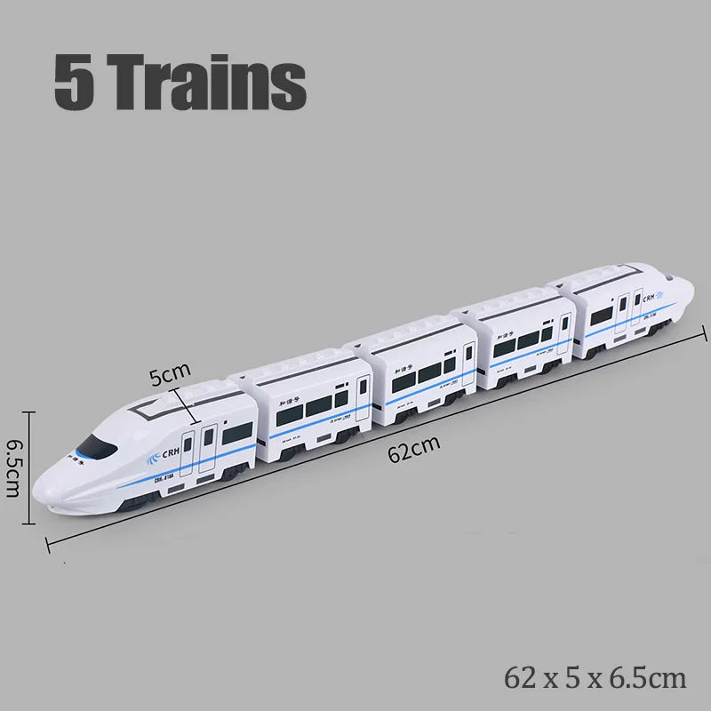 3D Electric Bullet Train Toy with Lights