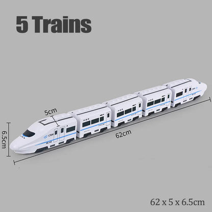 3D Electric Bullet Train Toy with Lights