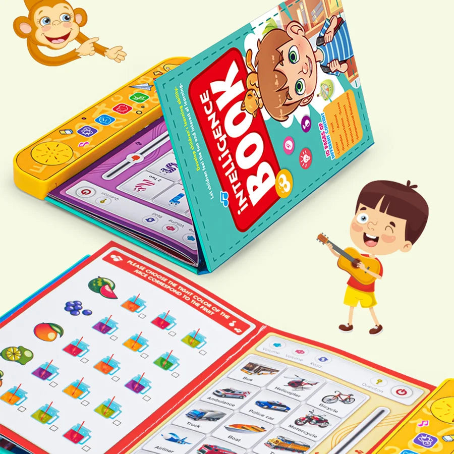 Interactive Electronic Learning Books with Pen, Multi-theme Sound Books for Kids, Music & Speaking  Educational Toys