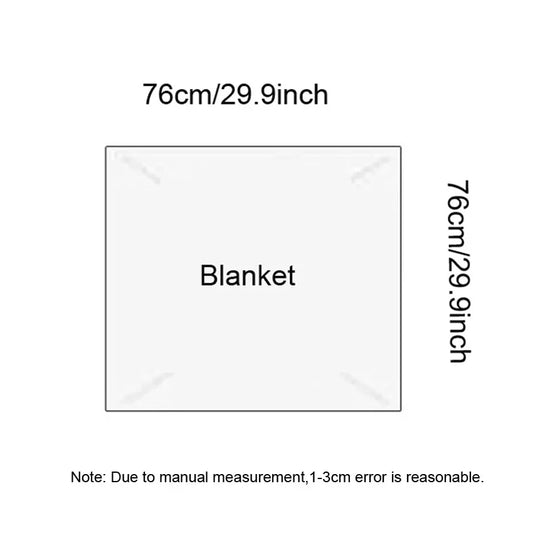 100% Cotton 4pcs/pack Receiving Baby Blanket Newborn 76x76cm Baby Bedsheet Supersoft Blanket Swaddle