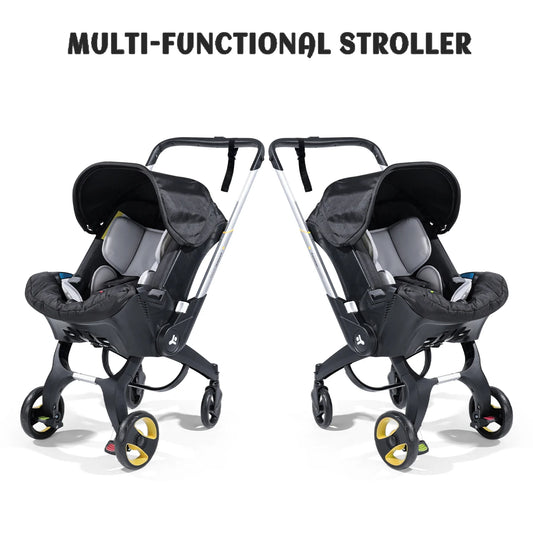 Portable baby stroller, Baby folding stroller, Two-way push, Adjustable sunshade, Baby travel stroller