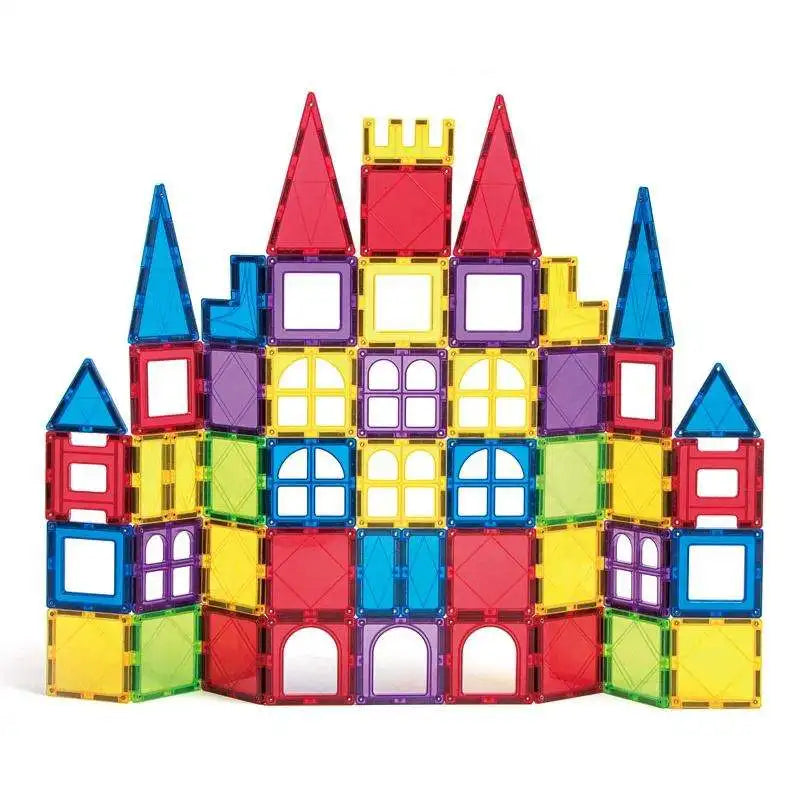Magplayer Magnetic Building Blocks Construction Strong Magnet Tiles Children Montessori Educational Toys for Kids Christmas Gift