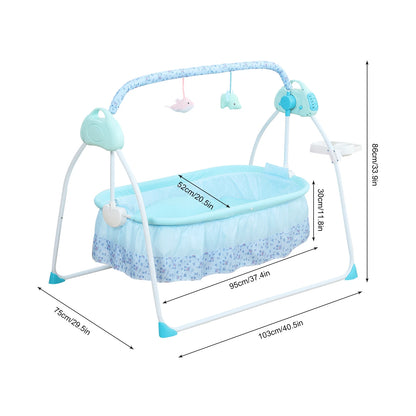 Automatic Baby Swing with Music & Mosquito Net - for Infants