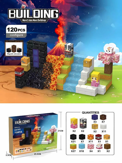 Magnetic Building Blocks Set