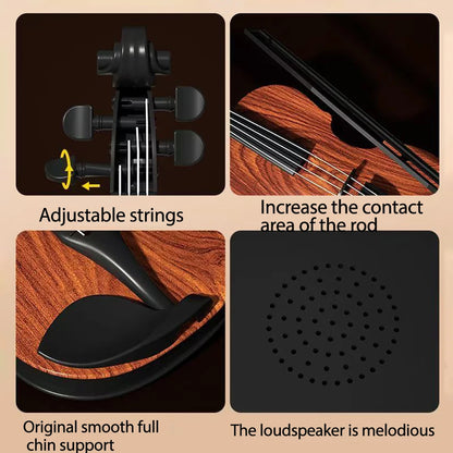 Simulated Violin Toy Tune Ornament Music Performance Prop Iittle Montessori Early Education Girl Toy Kids Birthday Gift